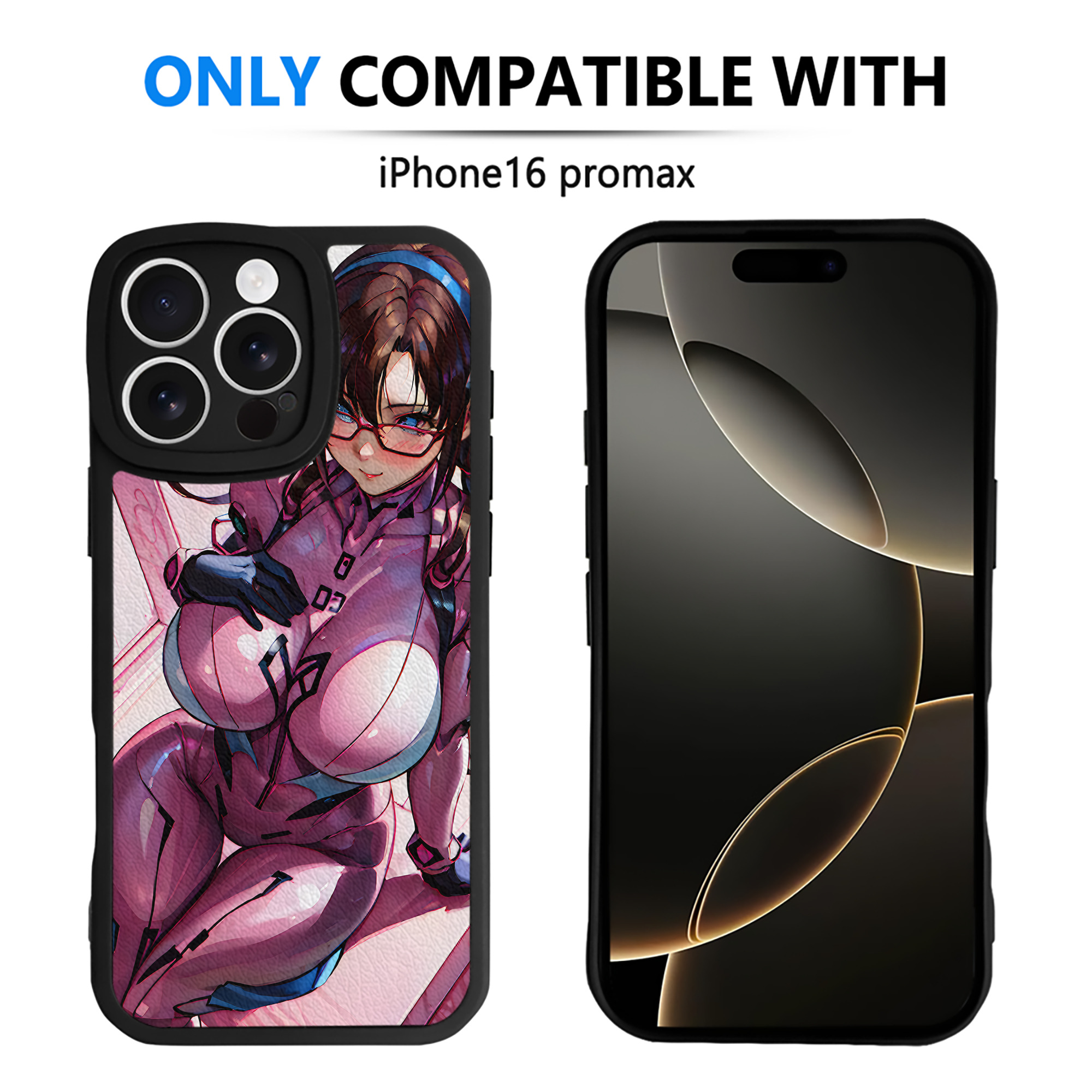 （画像用） EVA 新世紀エヴァンゲリオン 【iPhone 16シリーズ対応】シリコンスマホケース（レザー調） 材質：シリコン